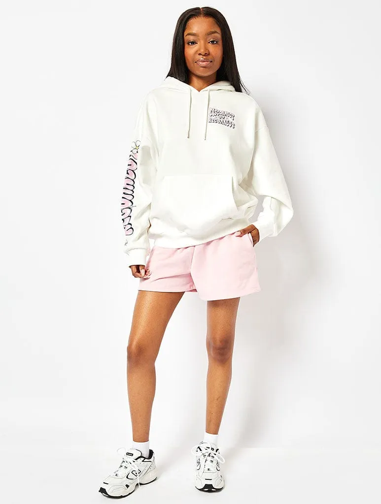 Disconnect to Reconnect Ecru Oversized Hoodie sold by Skinnydip London product image thumbnail 5