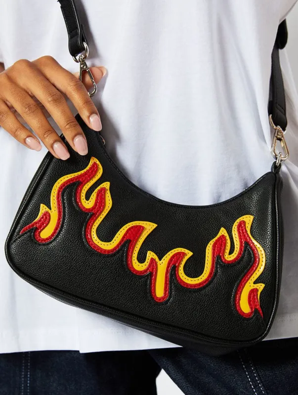 Miya Red Flame Bag sold by Skinnydip London