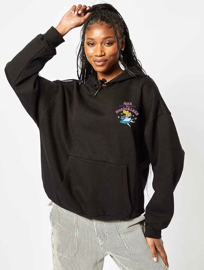 Disney Alice In Wonderland Black Hoodie sold by Skinnydip London product image thumbnail 2