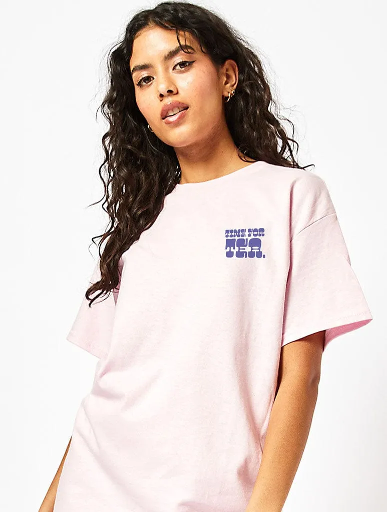 Disney Alice In Wonderland You're My Cup Of Tea Pink T-Shirt sold by Skinnydip London product image thumbnail 2