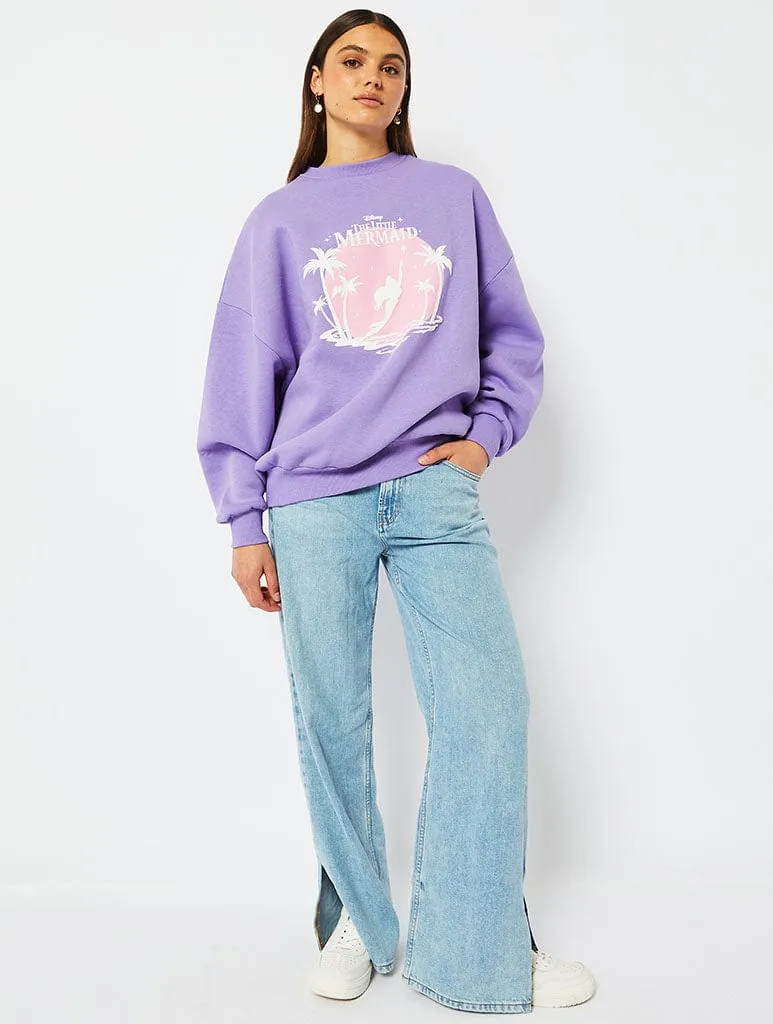 Disney Little Mermaid Sunset Sweatshirt sold by Skinnydip London product image thumbnail 4
