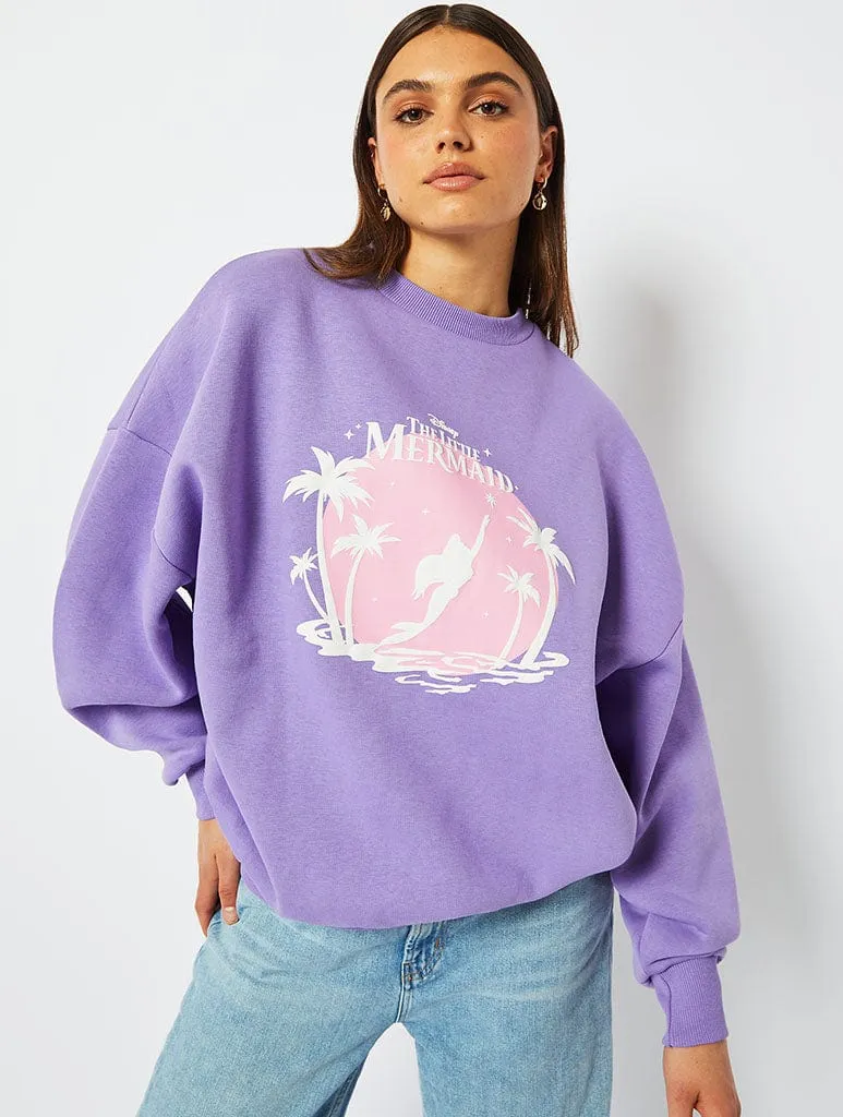 Disney Little Mermaid Sunset Sweatshirt sold by Skinnydip London product image thumbnail 3