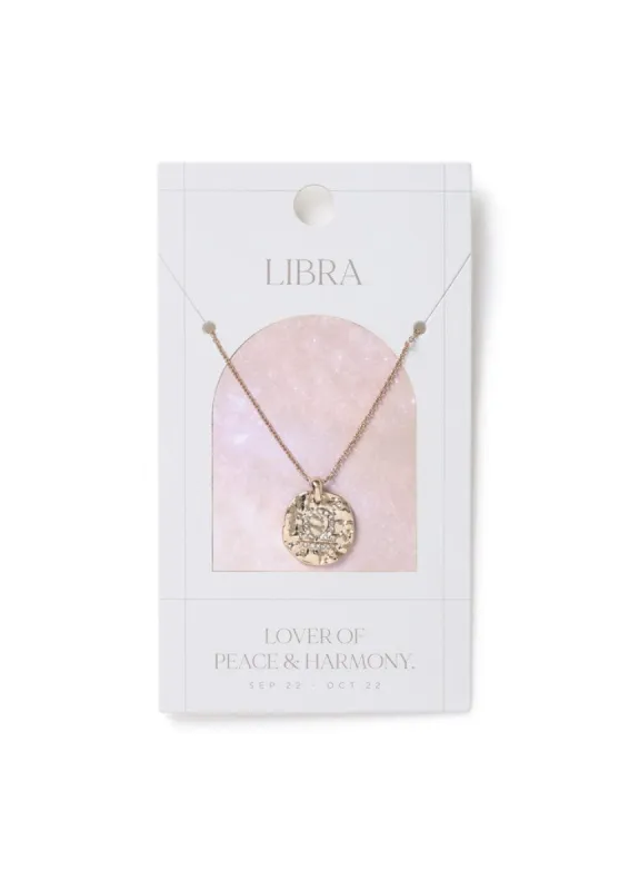 Liars & Lovers Libra Horoscope Ditsy Necklace sold by Skinnydip London