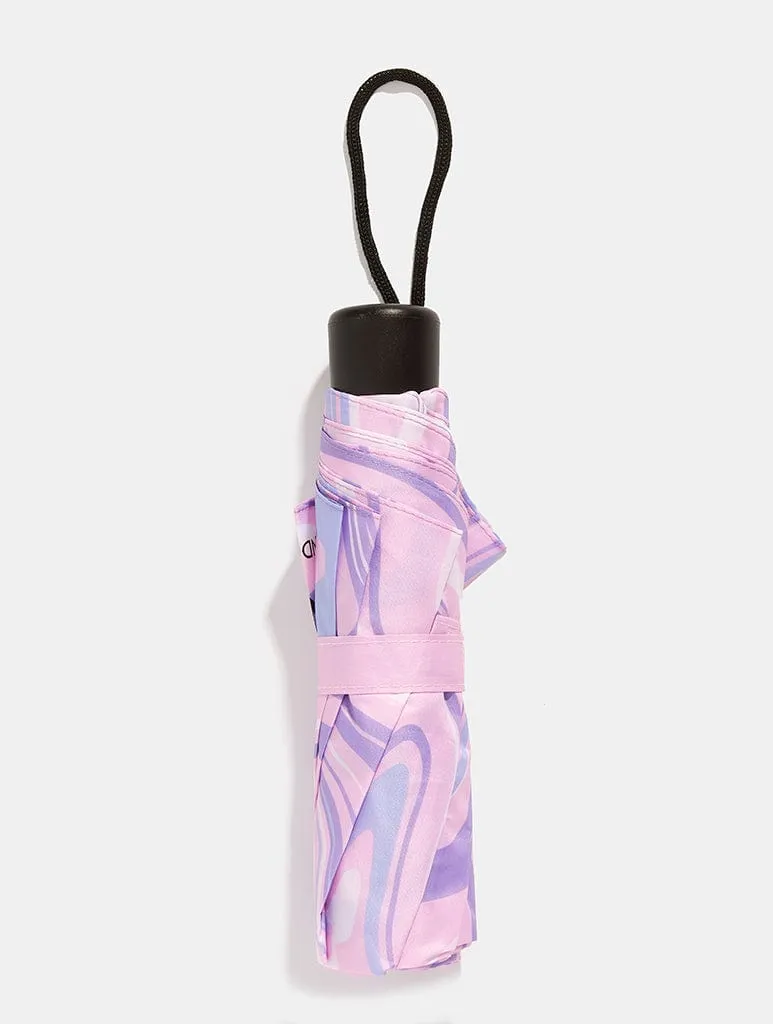 Lilac Swirl Umbrella sold by Skinnydip London product image thumbnail 4