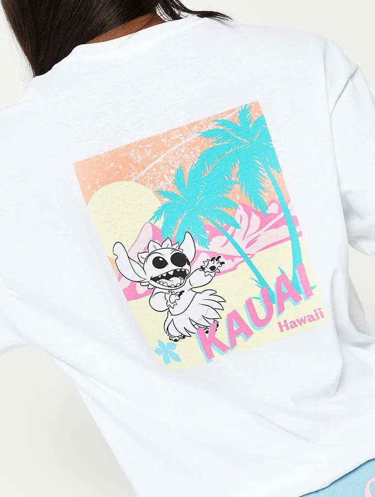 Disney Stitch Maui Graphic Oversized T-Shirt sold by Skinnydip London product image thumbnail 3