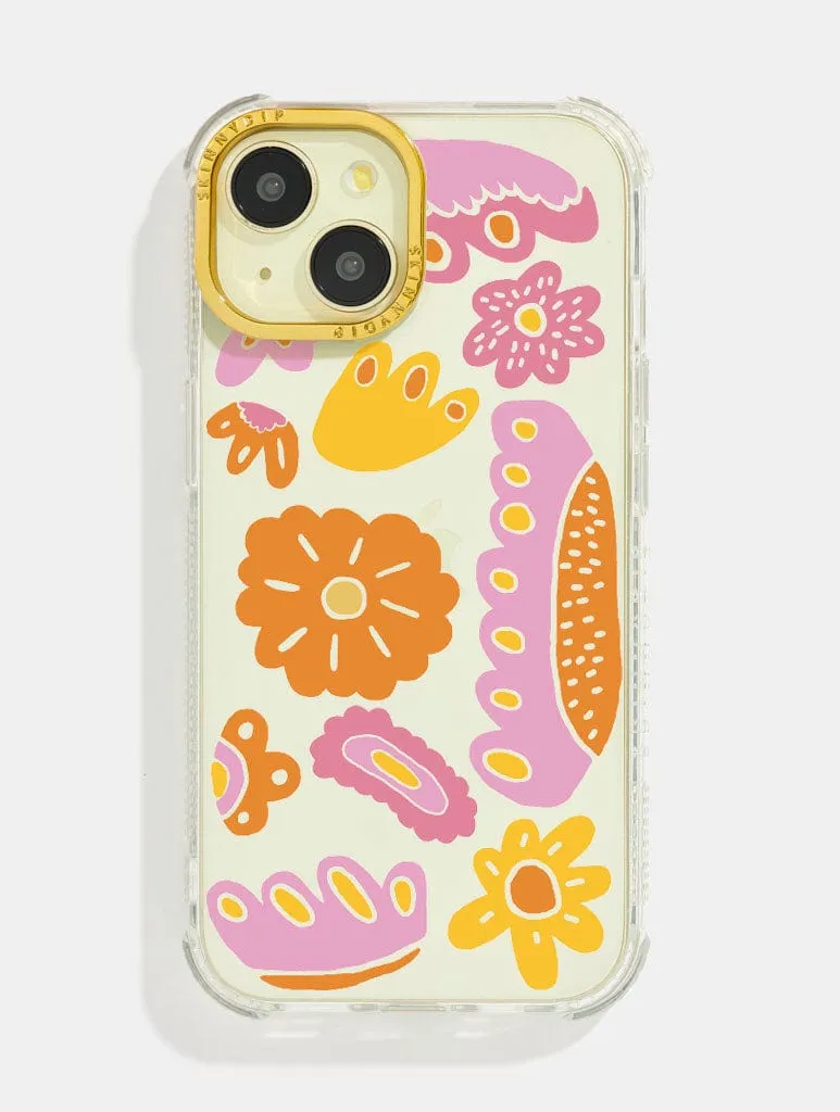 Aredee Pericleous x Skinnydip Flowers Shock iPhone Case sold by Skinnydip London