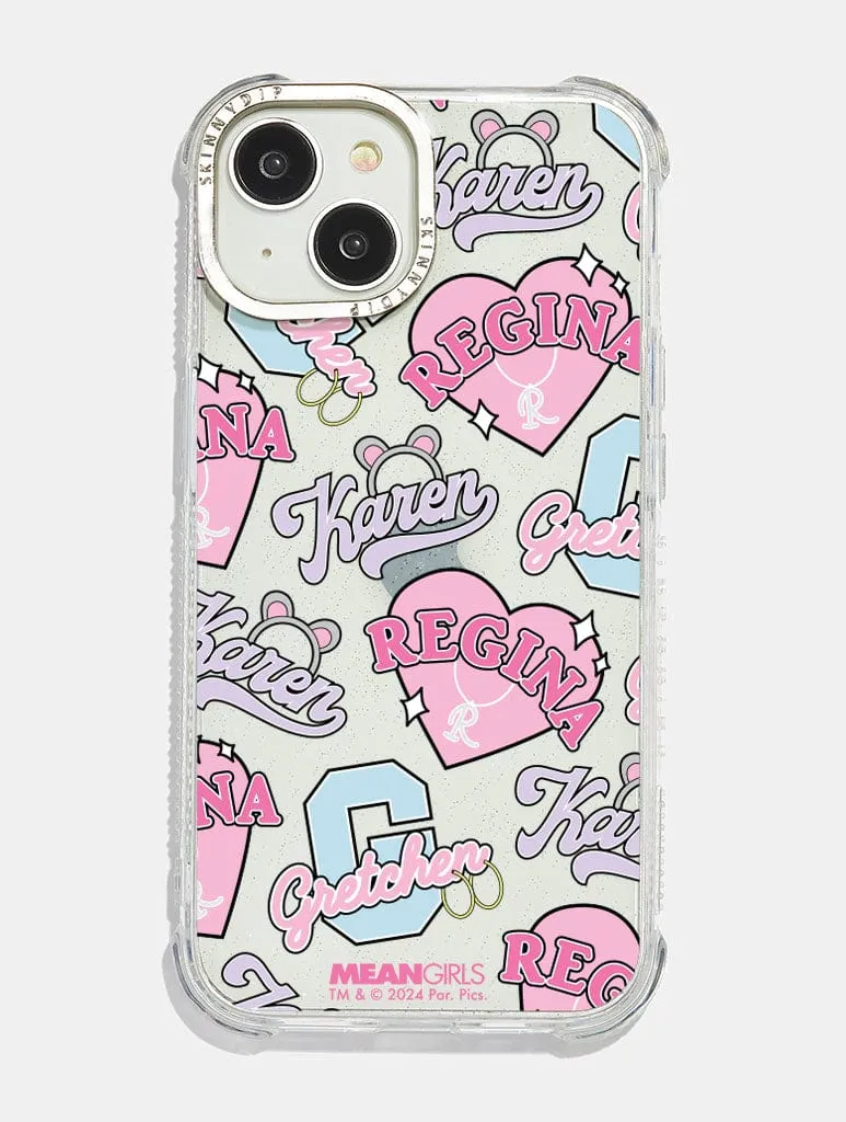 Mean Girls x Skinnydip Name Repeat Shock iPhone Case sold by Skinnydip London