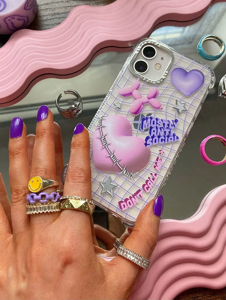 Kathryn Lucy x Skinnydip Antisocial Shock iPhone Case sold by Skinnydip London product image thumbnail 2