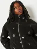 Celestial Embroidered Borg Puffer Jacket sold by Skinnydip London