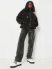 Celestial Embroidered Borg Puffer Jacket sold by Skinnydip London