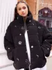 Celestial Embroidered Borg Puffer Jacket sold by Skinnydip London