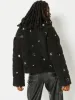Celestial Embroidered Borg Puffer Jacket sold by Skinnydip London