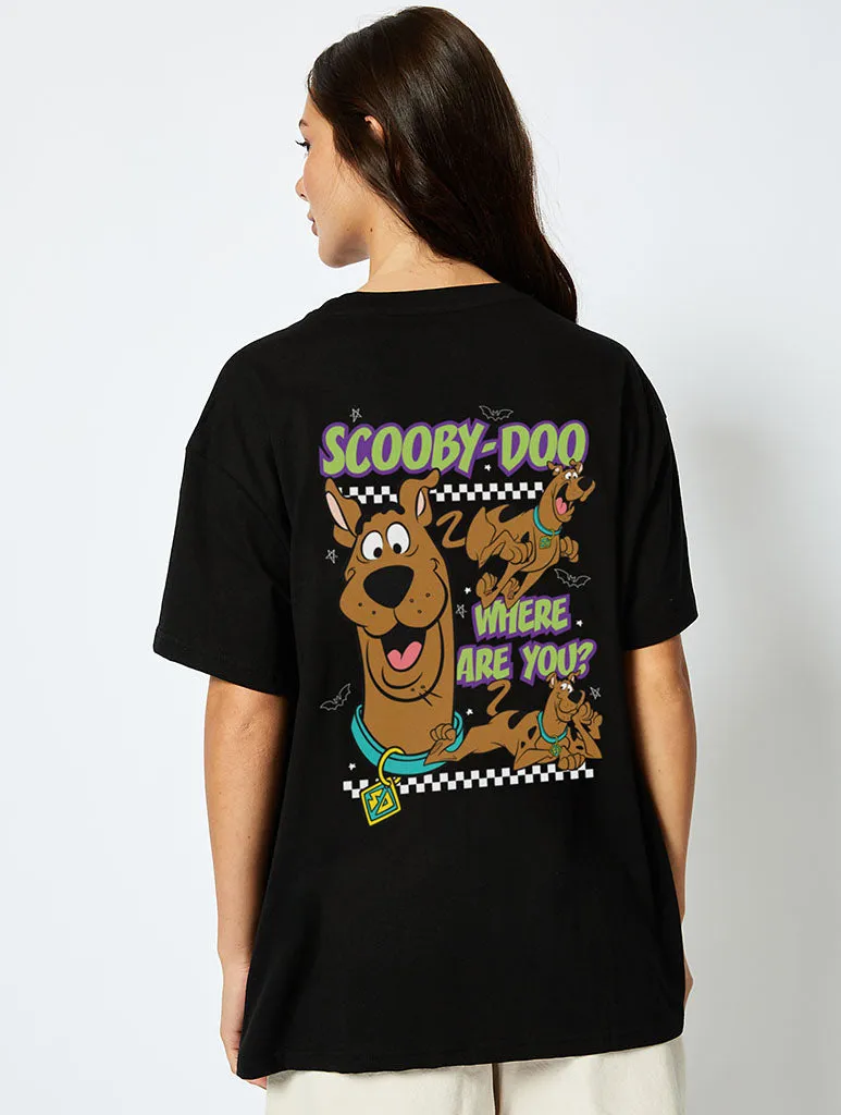 Scooby Doo x Skinnydip T-Shirt in Black sold by Skinnydip London product image thumbnail 2