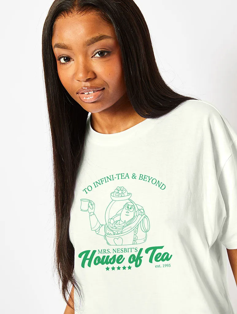 Disney Toy Story Mrs Nesbit T-Shirt in Ecru sold by Skinnydip London