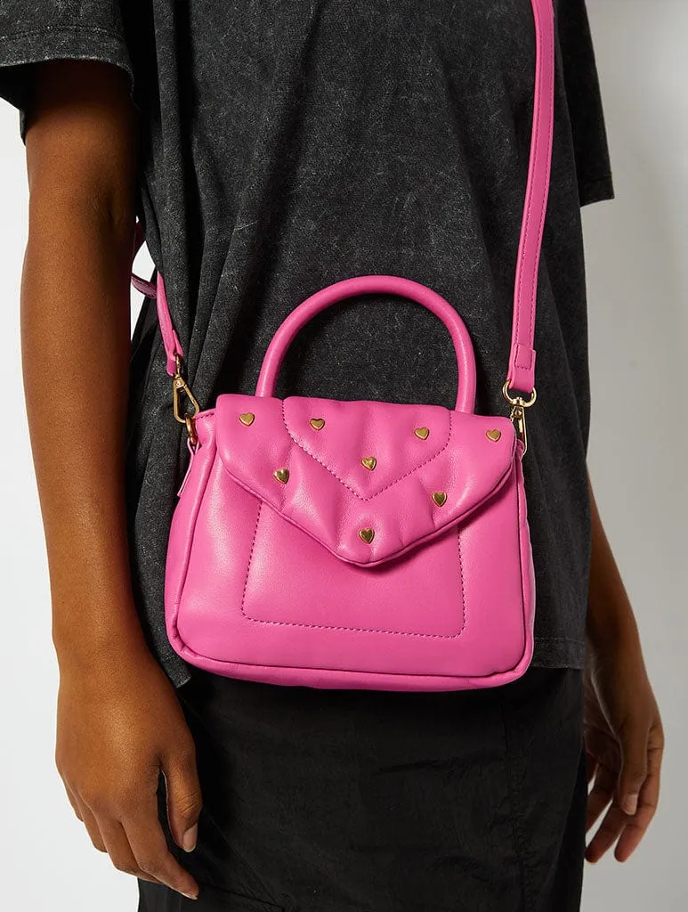 Leo Heart Stud Mini Tote Bag sold by Skinnydip London product image thumbnail 2