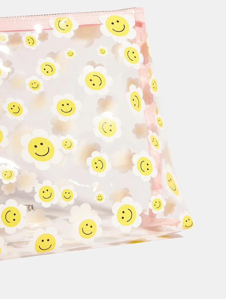 Happy Flower Face Wash Bag sold by Skinnydip London product image thumbnail 2