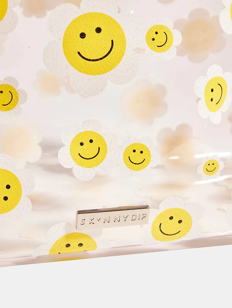 Happy Flower Face Wash Bag sold by Skinnydip London product image thumbnail 5