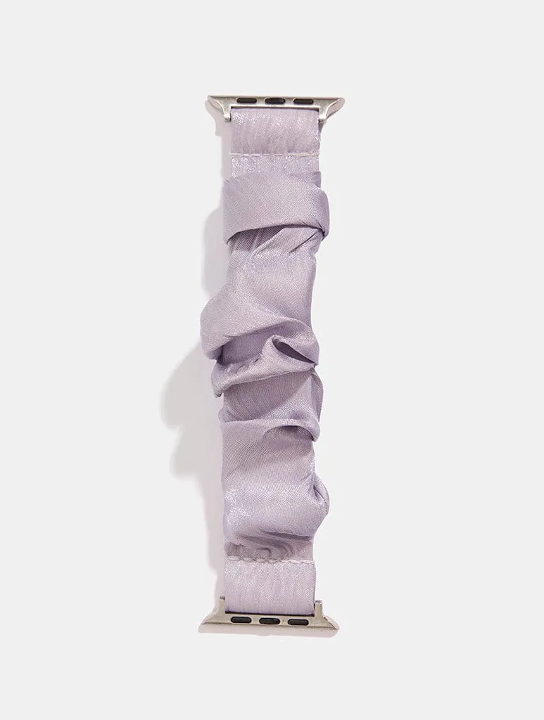 Scrunchie Apple Watch Strap - Lilac sold by Skinnydip London product image thumbnail 3