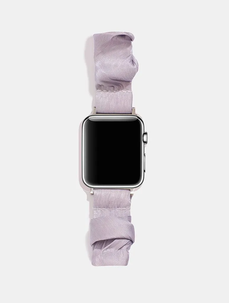Scrunchie Apple Watch Strap - Lilac sold by Skinnydip London