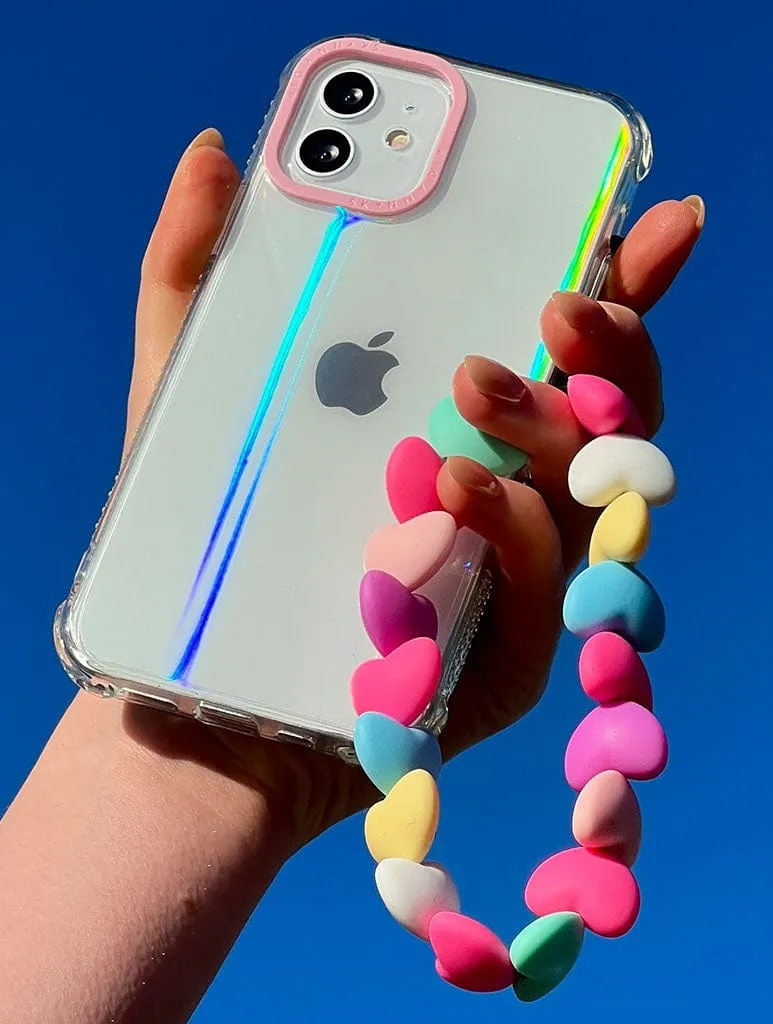 Statement Heart Beaded Phone Strap sold by Skinnydip London product image thumbnail 2