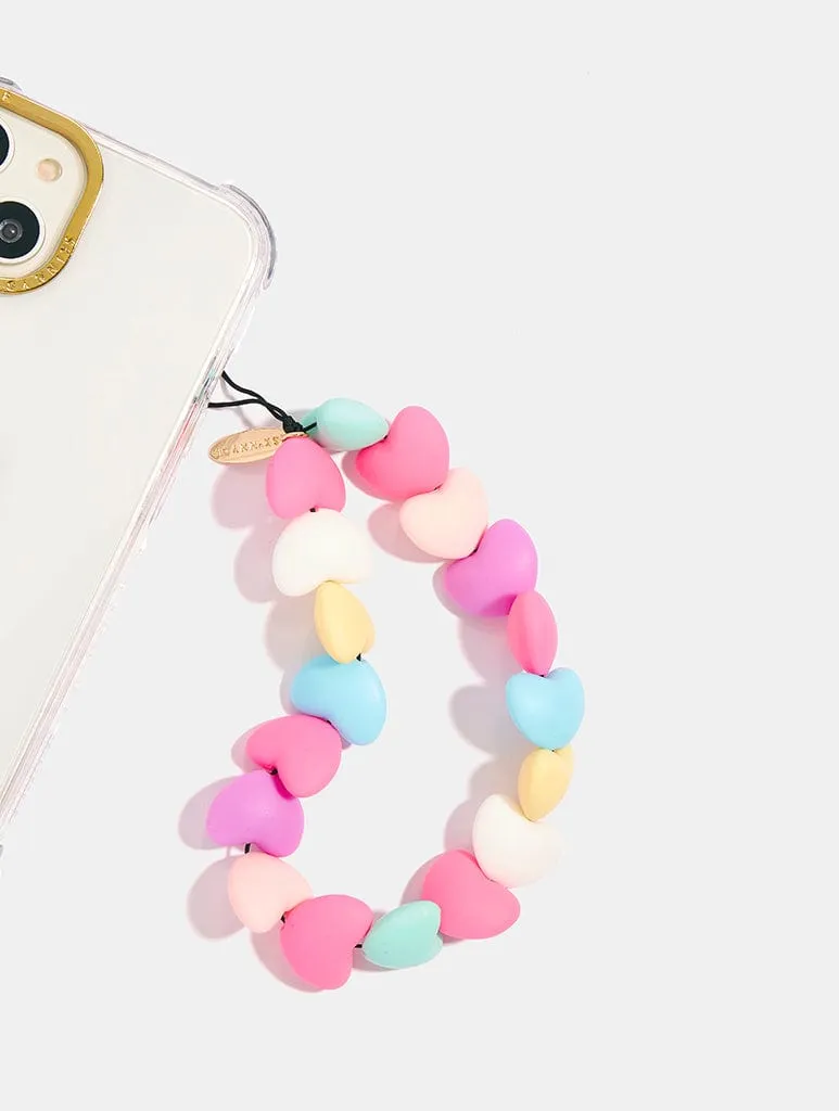 Statement Heart Beaded Phone Strap sold by Skinnydip London product image thumbnail 3