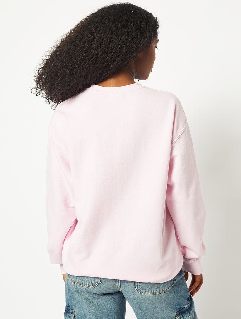 Stay In Your Lane Sweatshirt in Pink sold by Skinnydip London product image thumbnail 2