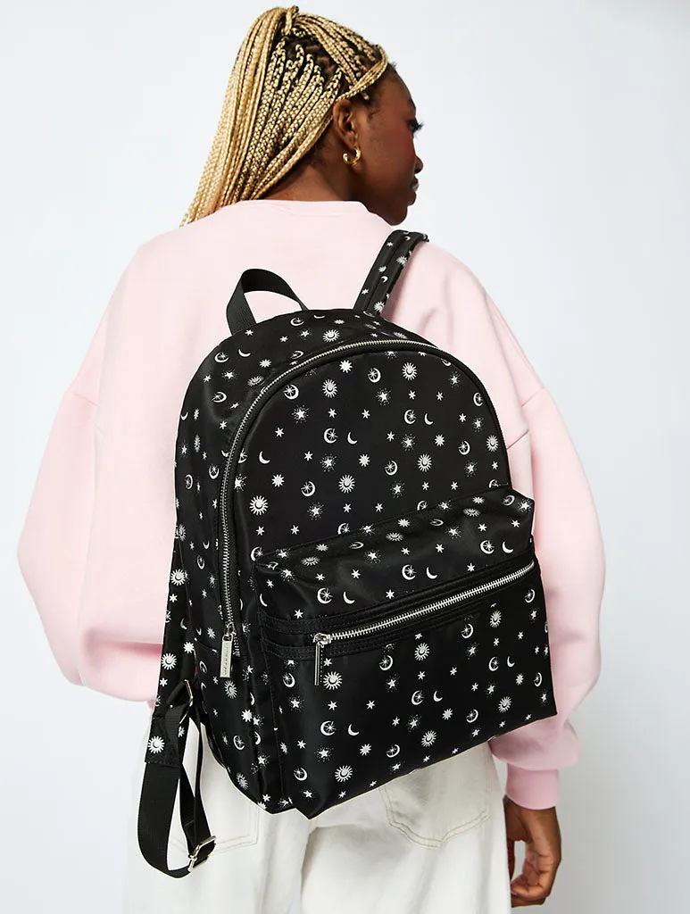 Silver Celestial Nylon Backpack sold by Skinnydip London product image thumbnail 2