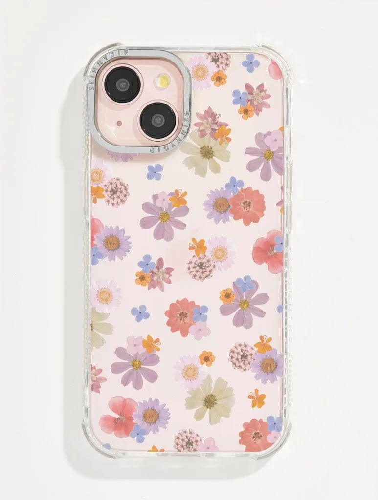 Ditsy Pressed Flower Shock iPhone Case sold by Skinnydip London
