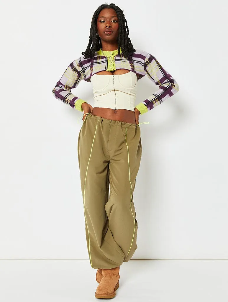 Super Cropped Check Knit sold by Skinnydip London product image thumbnail 4