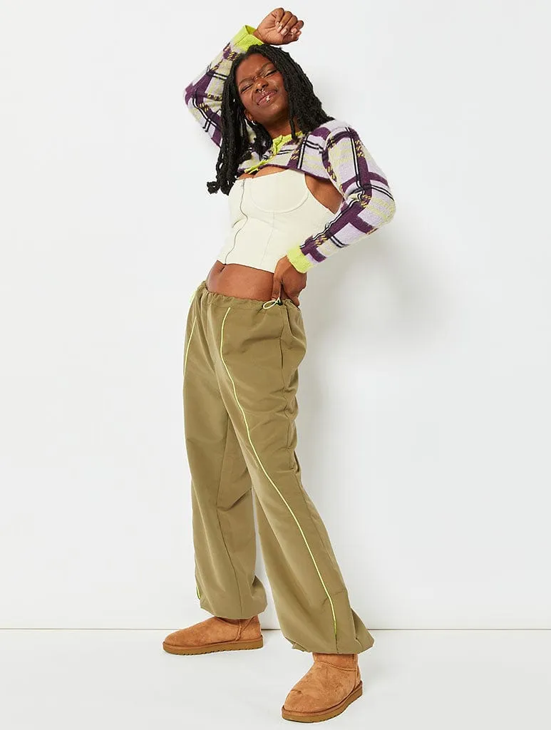 Super Cropped Check Knit sold by Skinnydip London product image thumbnail 5