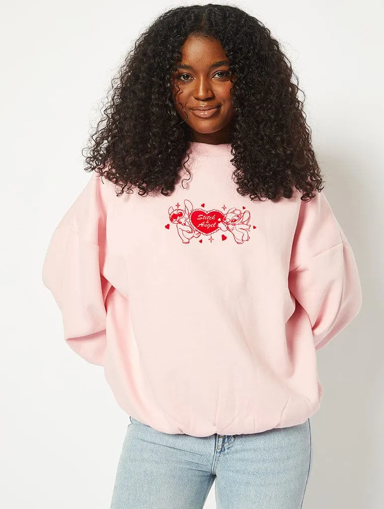 Disney Stitch & Angel Original Heartbreakers Sweatshirt sold by Skinnydip London product image thumbnail 5