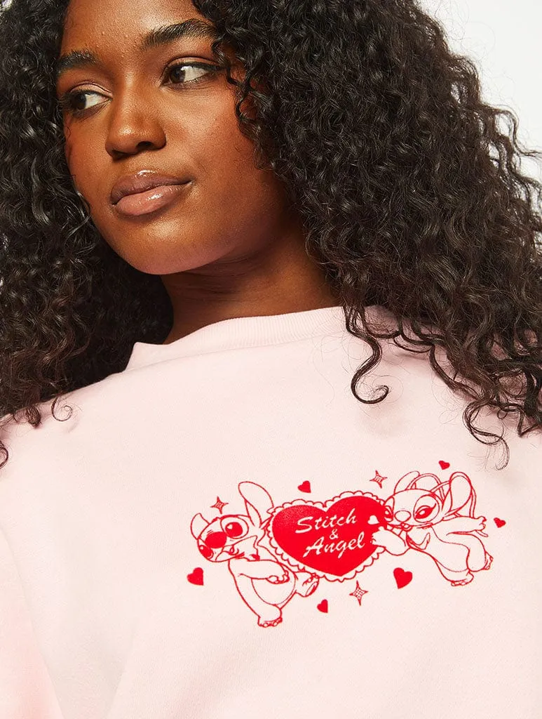 Disney Stitch & Angel Original Heartbreakers Sweatshirt sold by Skinnydip London product image thumbnail 2