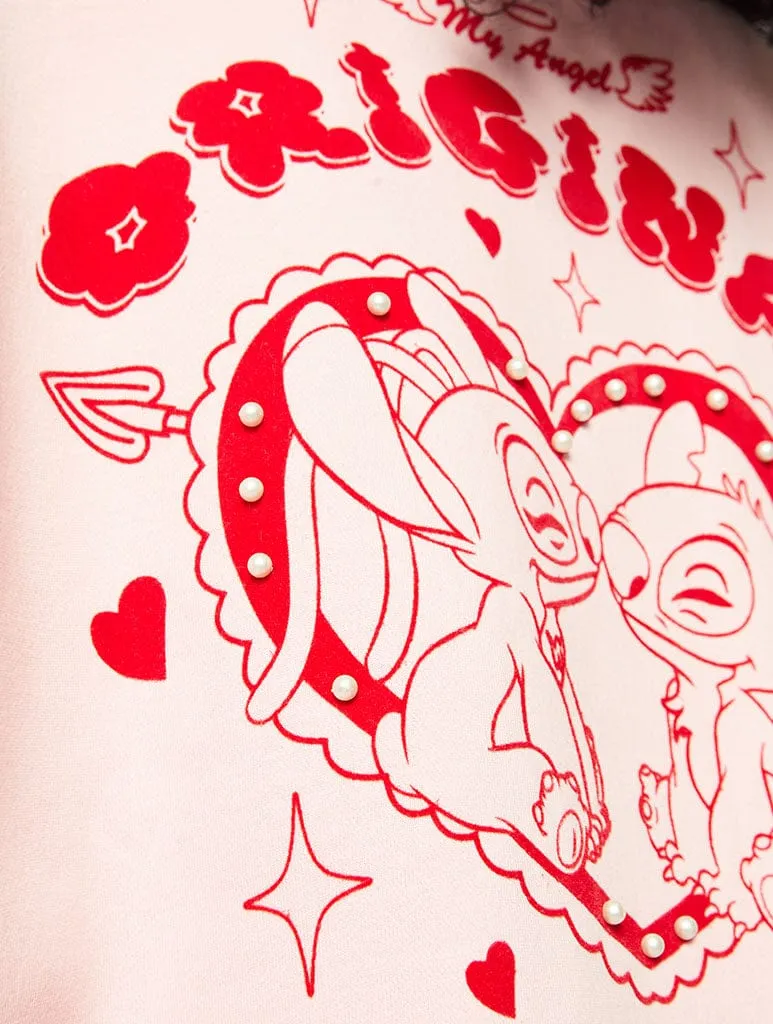 Disney Stitch & Angel Original Heartbreakers Sweatshirt sold by Skinnydip London product image thumbnail 3