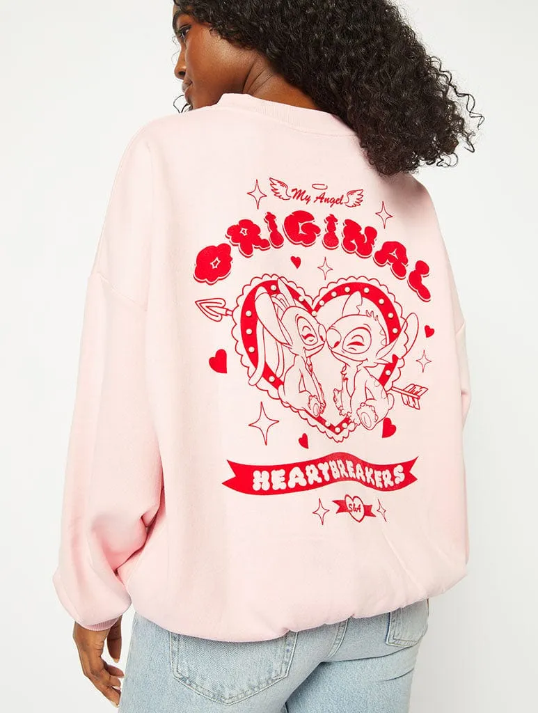 Disney Stitch & Angel Original Heartbreakers Sweatshirt sold by Skinnydip London