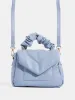 Leo Puffy Ruched Handle Mini Tote sold by Skinnydip London