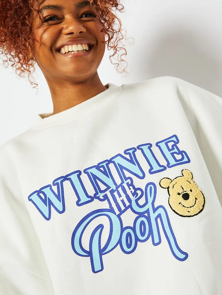 Disney Winnie The Pooh Logo Sweatshirt sold by Skinnydip London product image thumbnail 3