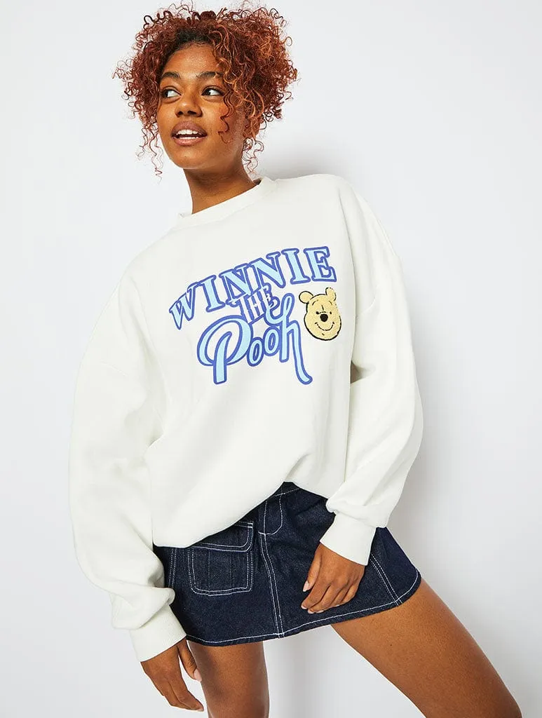 Disney Winnie The Pooh Logo Sweatshirt sold by Skinnydip London