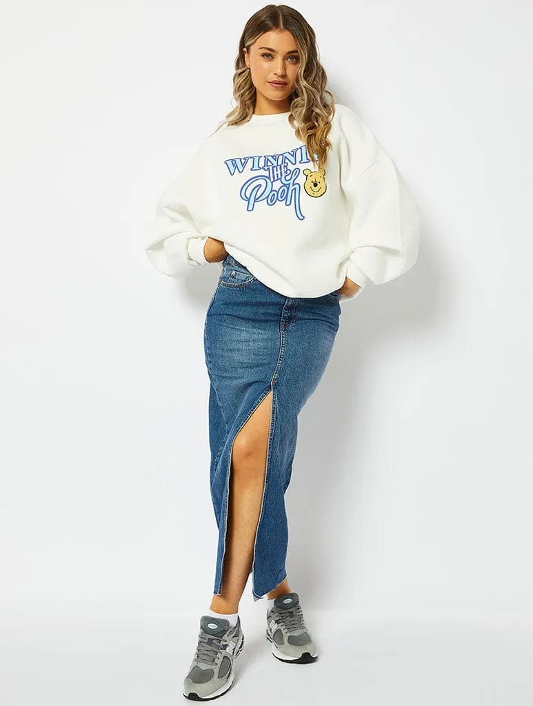 Disney Winnie The Pooh Logo Sweatshirt sold by Skinnydip London product image thumbnail 4