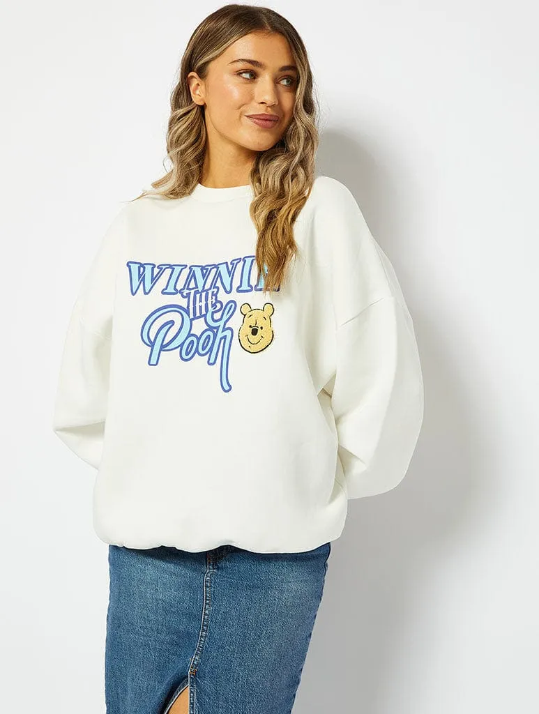 Disney Winnie The Pooh Logo Sweatshirt sold by Skinnydip London product image thumbnail 2