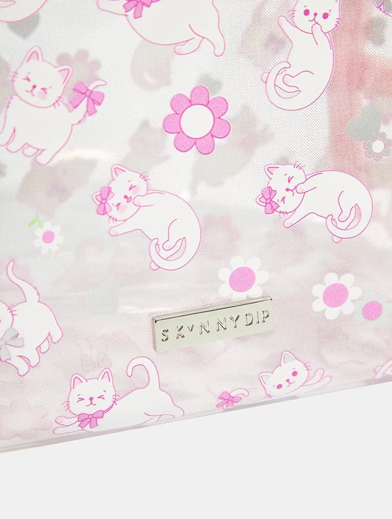 Disco Cat Makeup Bag sold by Skinnydip London product image thumbnail 5