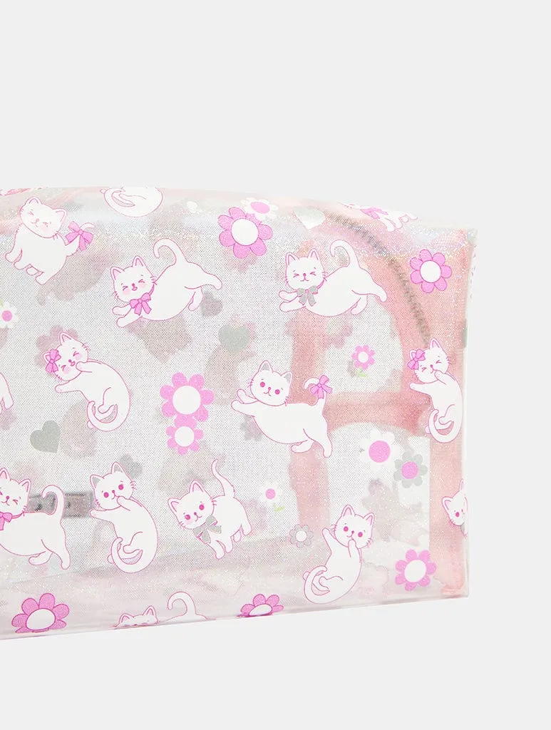 Disco Cat Makeup Bag sold by Skinnydip London product image thumbnail 4