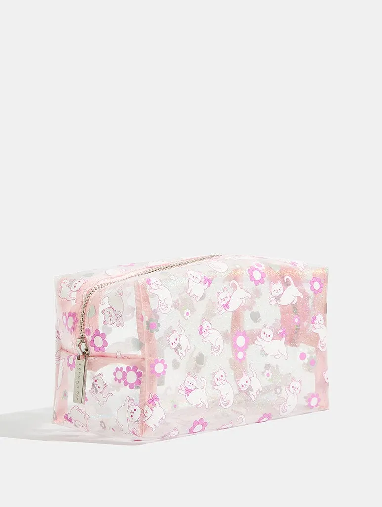 Disco Cat Makeup Bag sold by Skinnydip London product image thumbnail 3