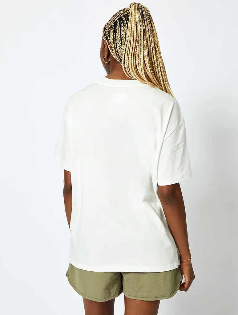 Mallows Beauty x Skinnydip Ice Cream T-Shirt In Ecru sold by Skinnydip London product image thumbnail 2