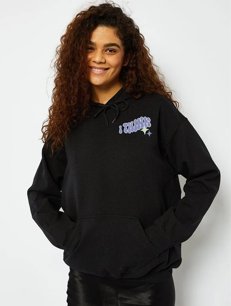 I Think I Like This Little Life Hoodie in Black sold by Skinnydip London product image thumbnail 2