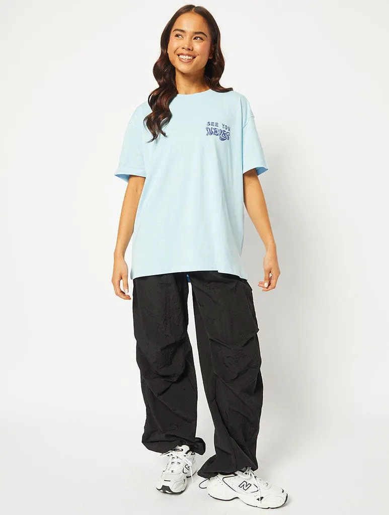 See You Never Graphic Oversized T-Shirt sold by Skinnydip London product image thumbnail 4