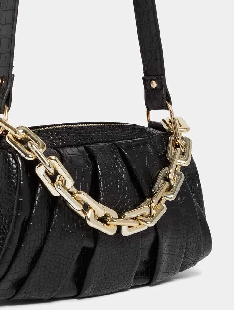 Paloma Croc Chain Shoulder Bag sold by Skinnydip London product image thumbnail 3