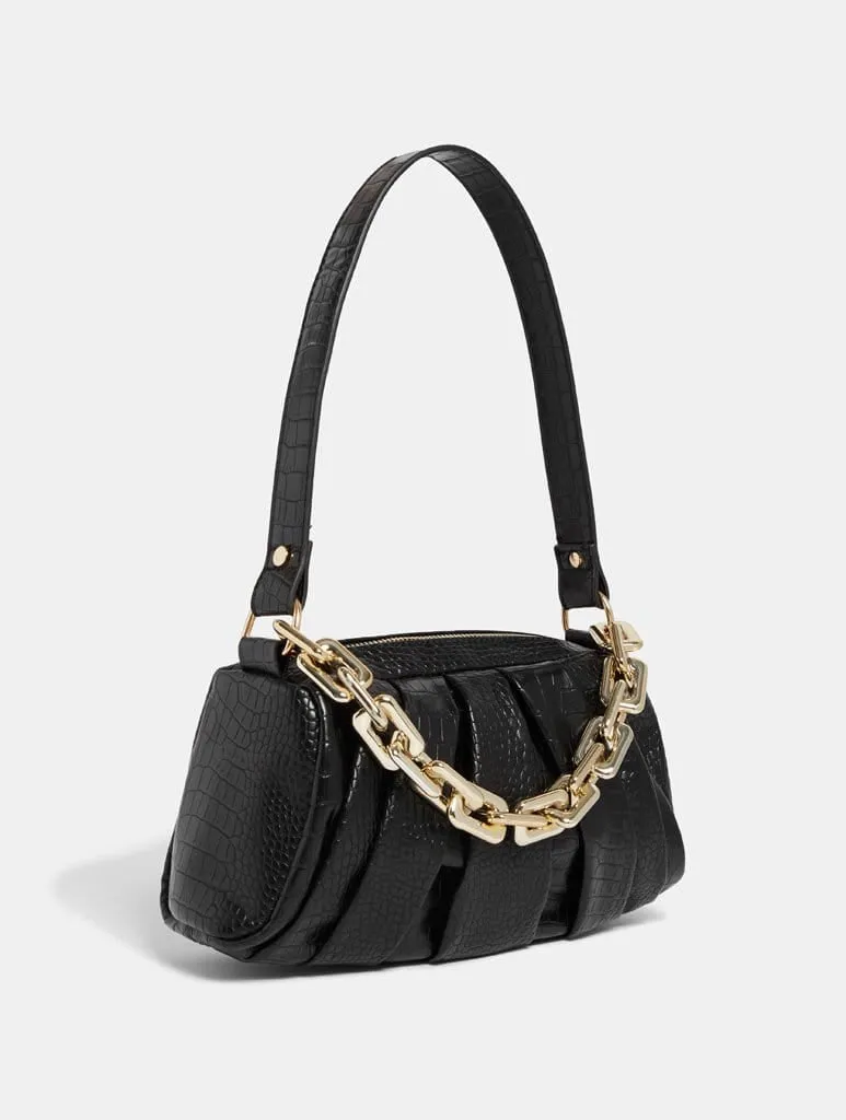 Paloma Croc Chain Shoulder Bag sold by Skinnydip London product image thumbnail 2