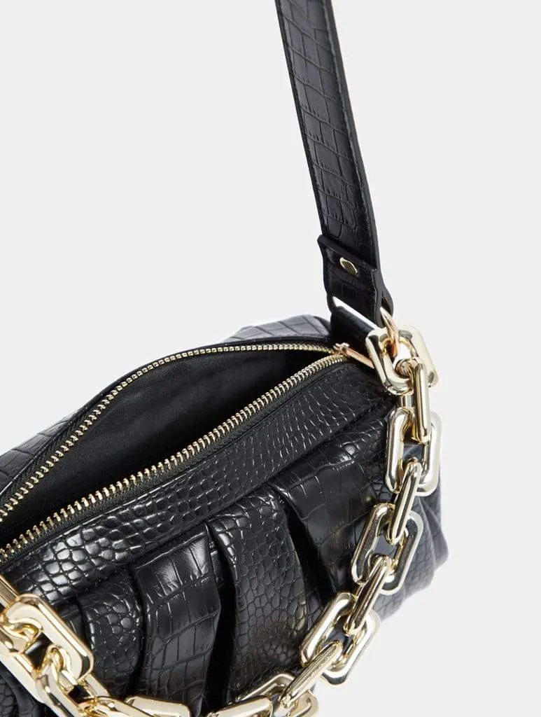 Paloma Croc Chain Shoulder Bag sold by Skinnydip London product image thumbnail 4