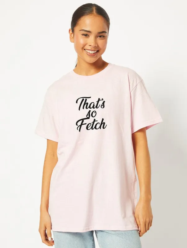 Mean Girls x Skinnydip That's so Fetch T-Shirt in Pink sold by Skinnydip London