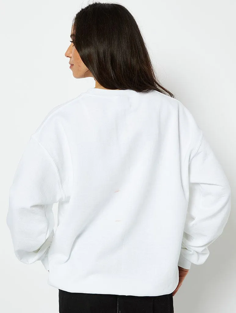 Coquette Sweatshirt in White sold by Skinnydip London product image thumbnail 2